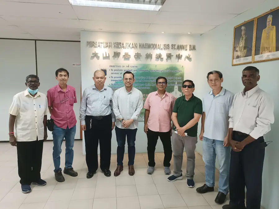 MP Steven Sim visits our Dialysis Center, fostering community connection.